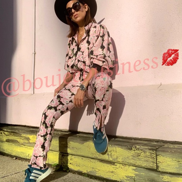 ZARA Floral Print Bomber Jacket - Picture 3 of 8